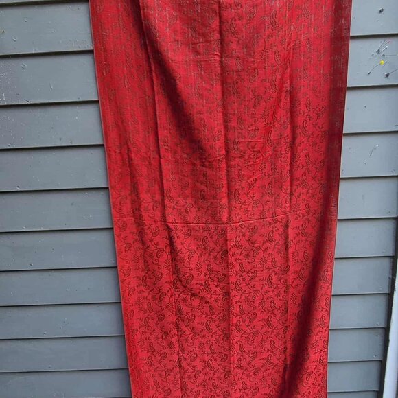 Watershawl  100% Pashmina Made in Nepal Rust Red - Picture 6 of 8